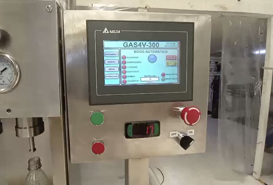 Video GAS4V en operación industrial